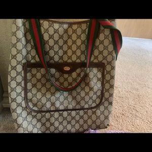 Authentic vintage Gucci tote